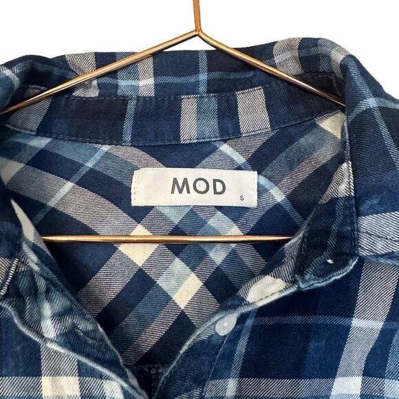 MOD Plaid Button-Up Shirt - Size Small - Great Condition! - Picture 4 of 6
